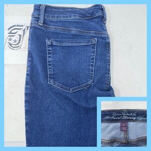 Gloria‎ Vanderbilt Mid Rise Slimming Effect Blue Denim Jeggings Womens Size 14
